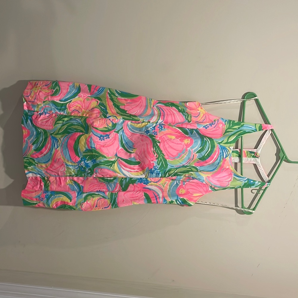 Lily Pulitzer Dress. Neon Elephant Print. Size 10.